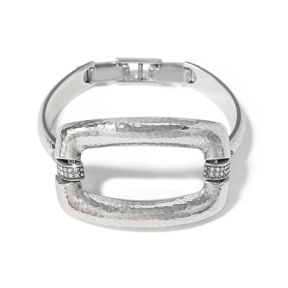 NEW BRIGHTON women's meridian geo dew bracelet in silver